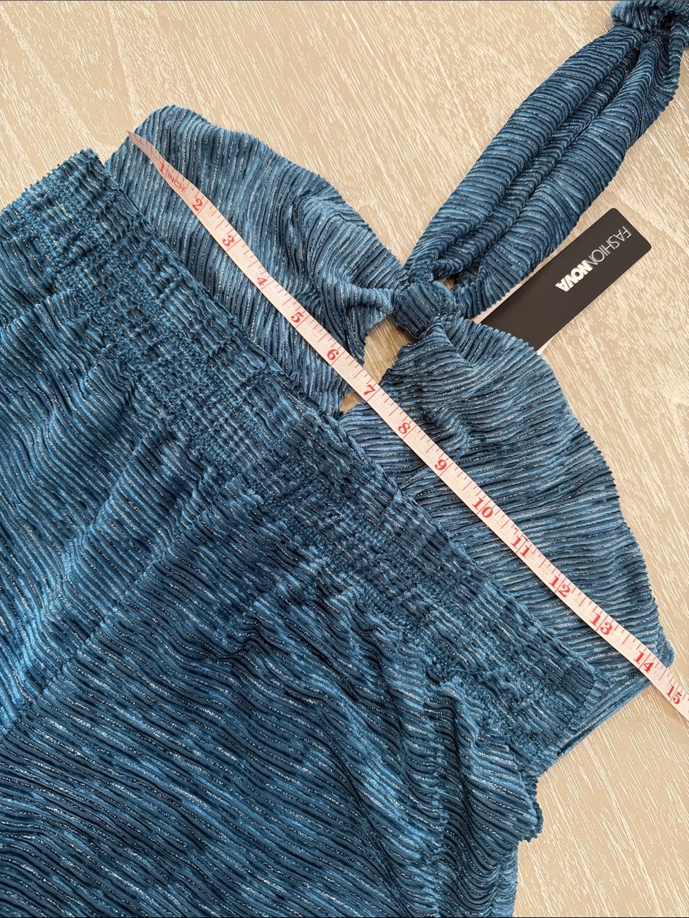 Alexa Shimmer Velvet Pant Set - Picture 5 of 9